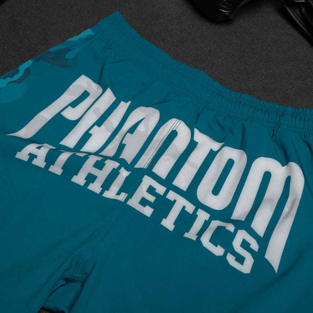 Calções de MMA Phantom Athletics EVO Warfare – Azul-marinho Camuflado