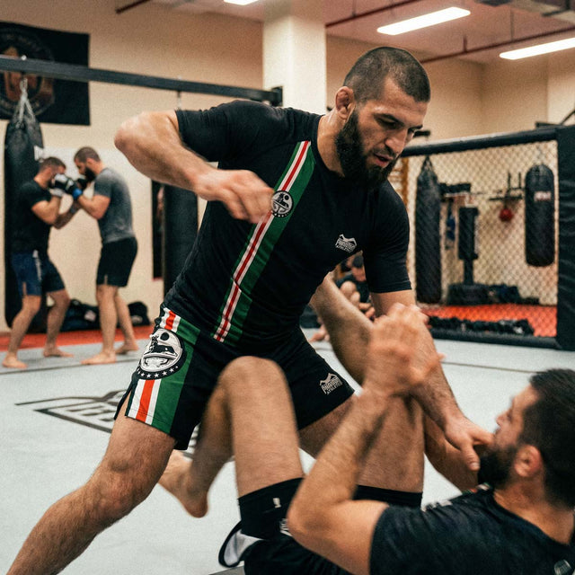 Rashguard Phantom Athletics Team Chechnya – Černá/Zelená