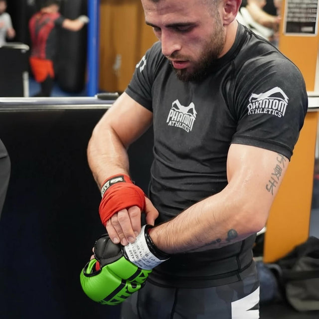 Luvas de MMA Phantom Athletics APEX – Verde Néon