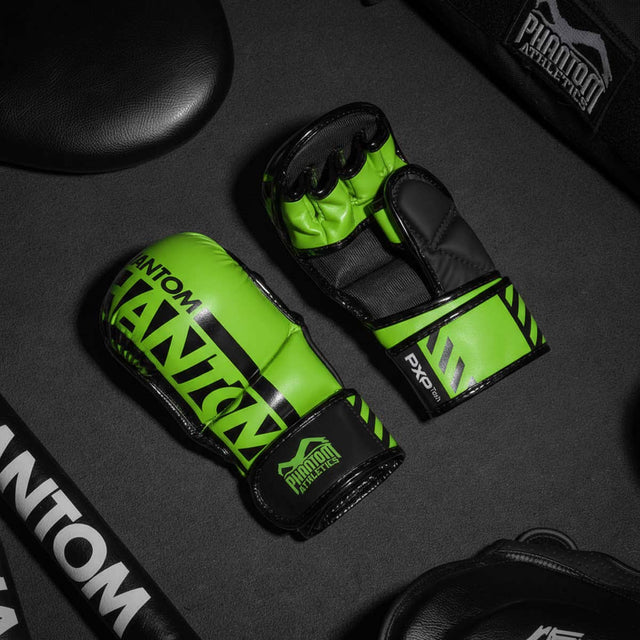 Luvas de MMA Phantom Athletics APEX – Verde Néon
