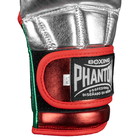Phantom Athletics MMA Handschoenen Mexico - Zilver/Groen/Rood