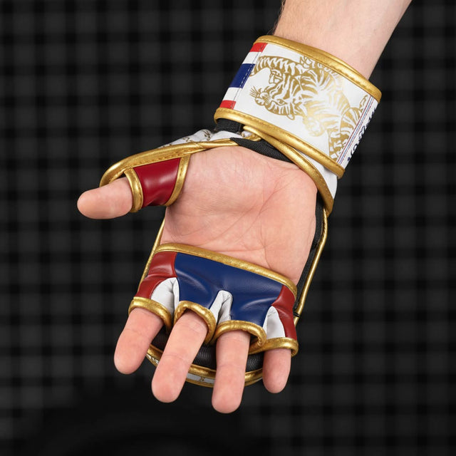 Gants de sparring MMA Phantom Athletics Muay Thai – Blanc/Or