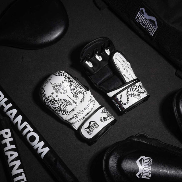 Luvas de sparring MMA Phantom Athletics Muay Thai – Branco