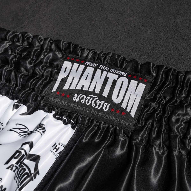 Phantom Athletics Muay Thai shorts Legend - Sort/Hvid