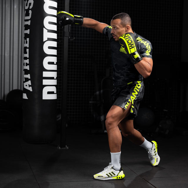 Phantom Athletics Rashguard EVO Neon – Černý/Neonový