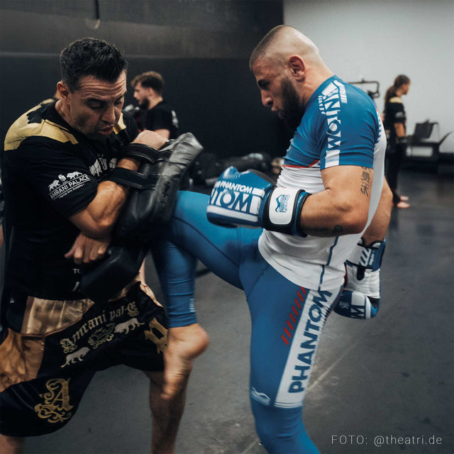 Phantom Athletics Rashguard EVO Apex Kurzarm – Blau
