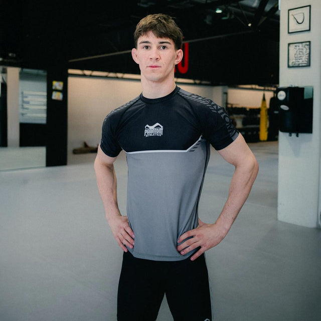 Phantom Athletics Rashguard EVO Apex Kurzarm – Grau