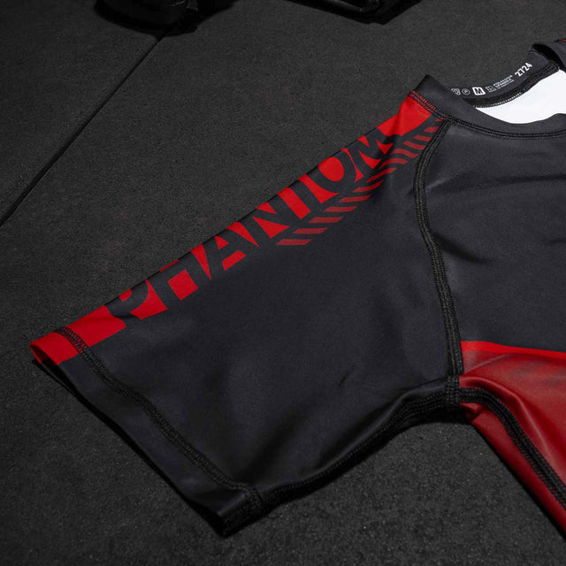 Phantom Athletics Rashguard EVO Apex Kurzarm – Rot