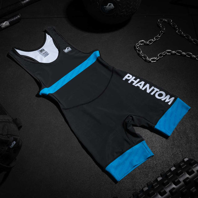 Phantom Athletics Worstelsinglet Raptor Kinder – Rot/Blau