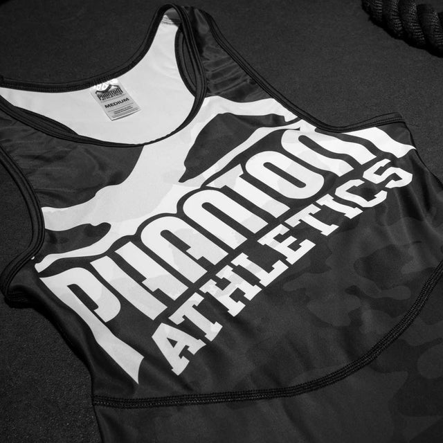 Phantom Athletics Worstelsinglet Warfare – Sort/Urban Camo