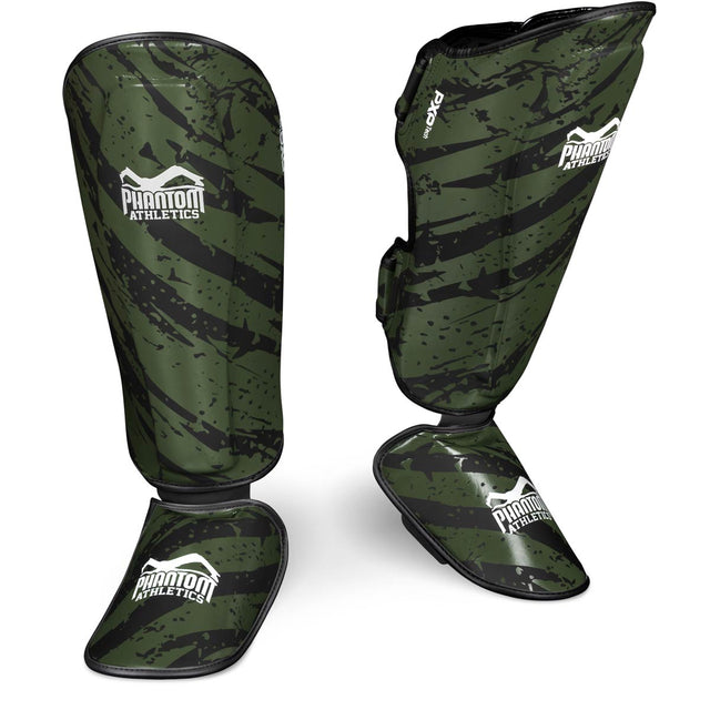Chrániče holení Phantom Athletics Camo Tiger – Vojenská zelená