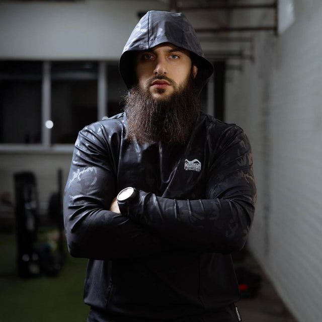 Phantom Athletics Hoodie Shadow – Černá/Camo