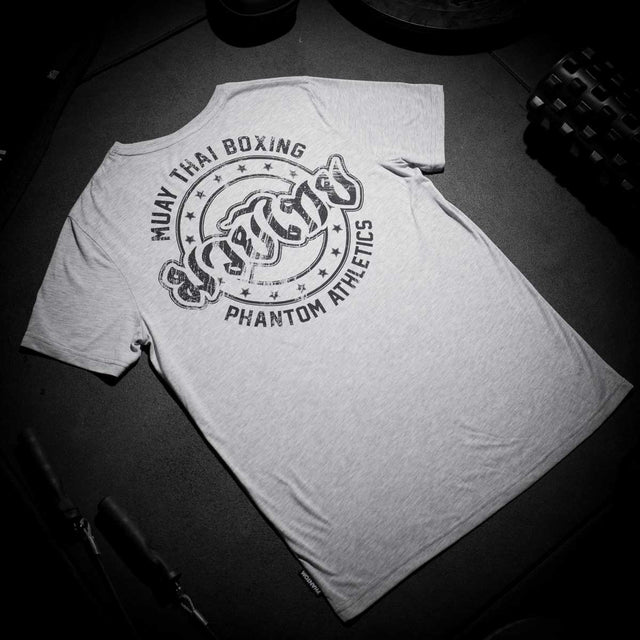 Phantom Athletics Trička Muay Thai – Šedé
