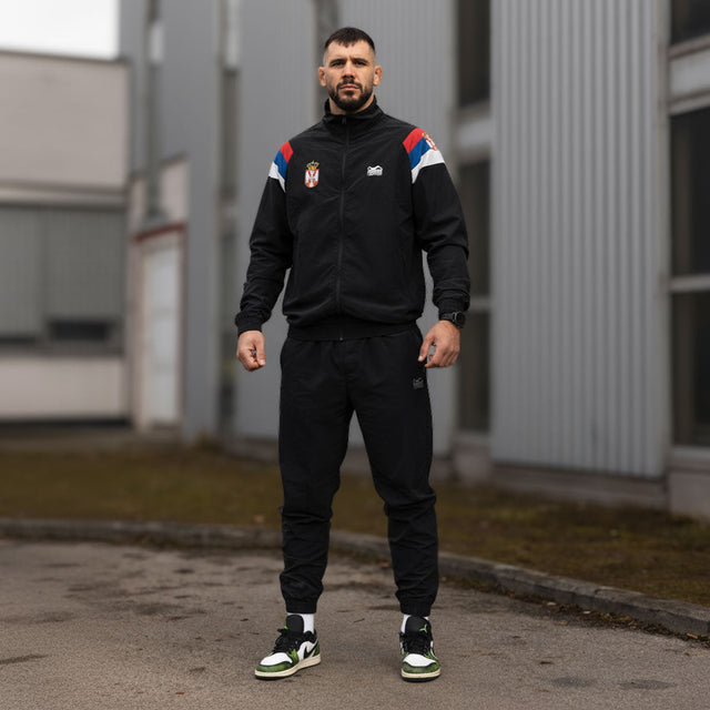 Phantom Athletics Tréninková bunda DMC Team Serbia – Černá