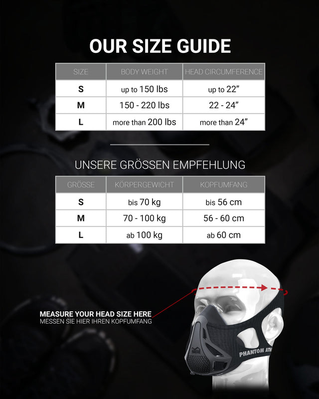Phantom Athletics Träningsmasker – Silver