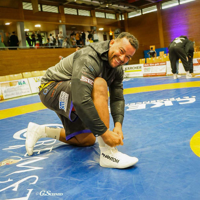 Zápasnické boty Phantom Athletics Combat – Bílé