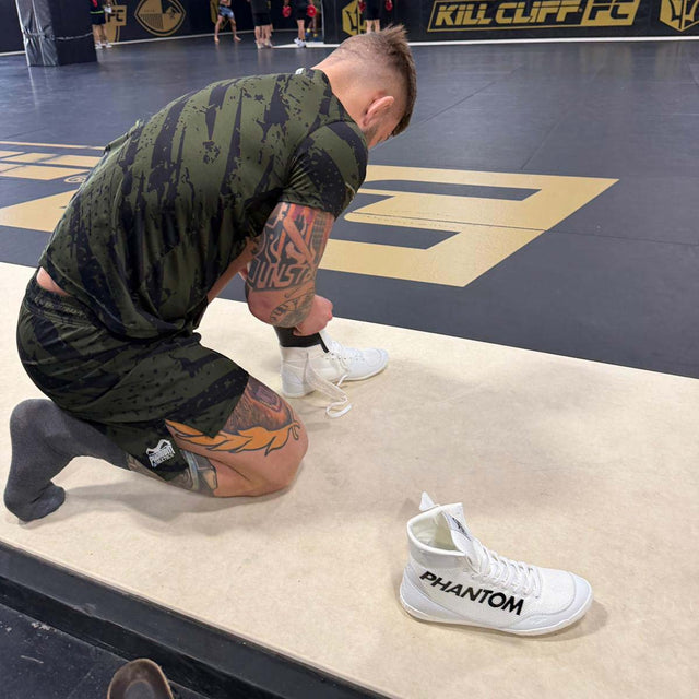 Zápasnické boty Phantom Athletics Combat – Bílé