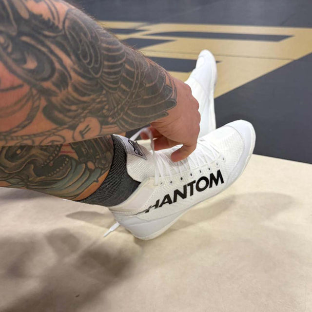 Zápasnické boty Phantom Athletics Combat – Bílé