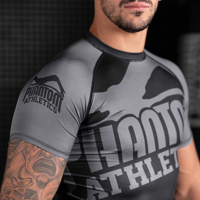 Rashguard Phantom Athletics Supporter – Černá/Šedá