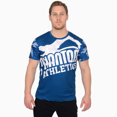 Phantom Athletics Trainingsshirt EVO Warfare – Marineblauw Camo