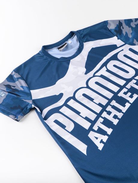 Phantom Athletics Trainingsshirt EVO Warfare – Marineblauw Camo