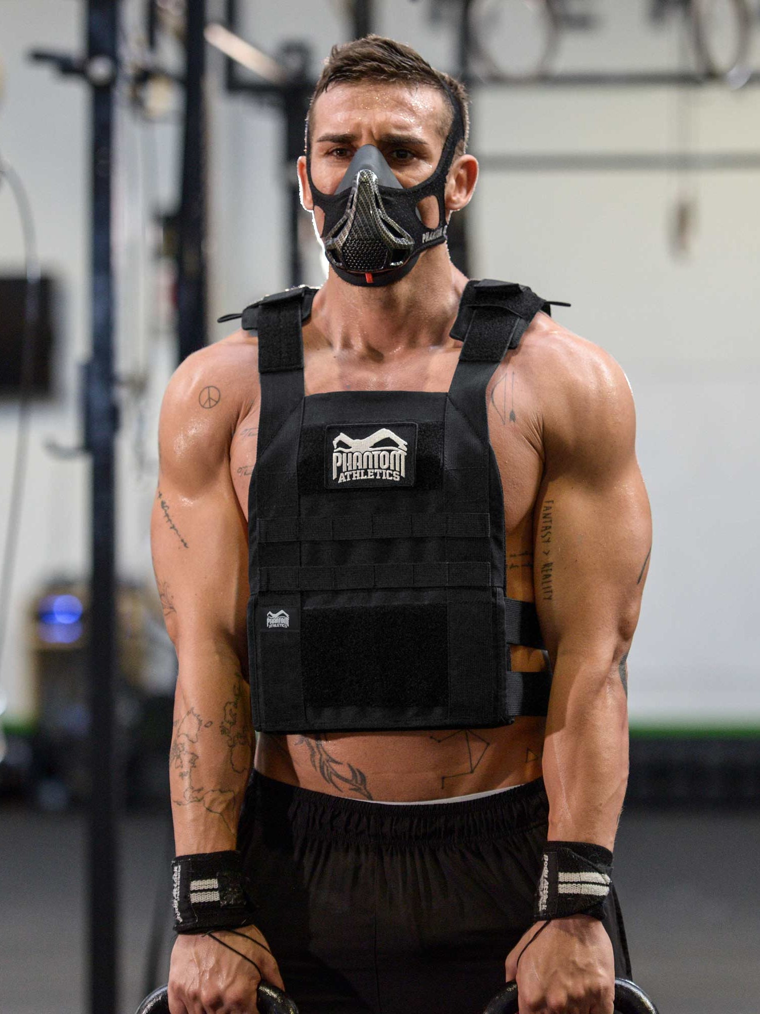Chaleco con pesas Phantom Athletics – Negro