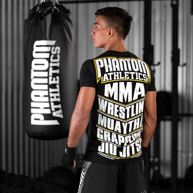 T-Shirt Phantom Athletics MMA Sports – Noir