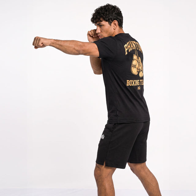 Phantom Athletics T-Shirt Boxing Team - Sort/Guld