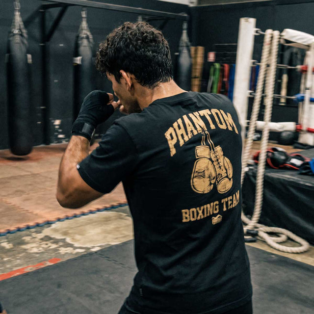 Phantom Athletics T-Shirt Boxing Team - Sort/Guld