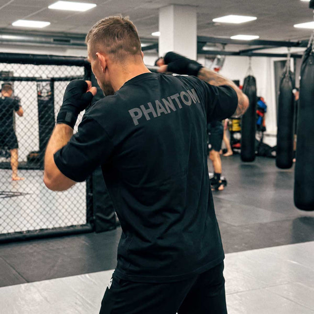 T-Shirt Phantom Athletics Oversize Blacked – Nero