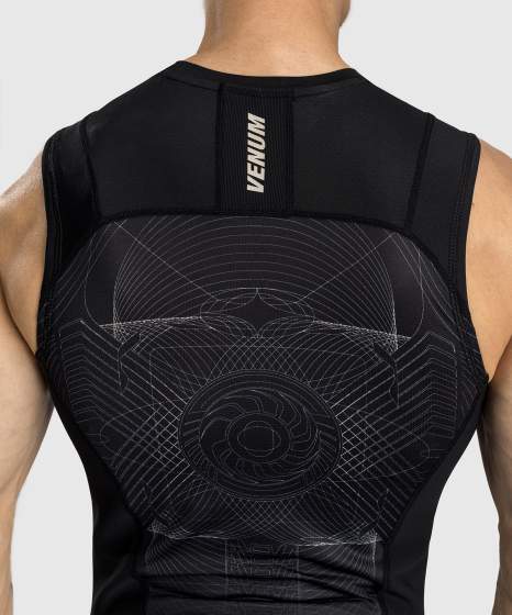 Rashguard senza maniche Venum G-Fit Air – Nero/Sabbia