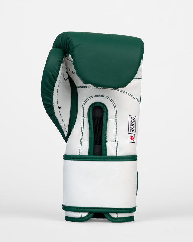 Luvas de boxe Raiken KAZE – Verde-escuro/Branco