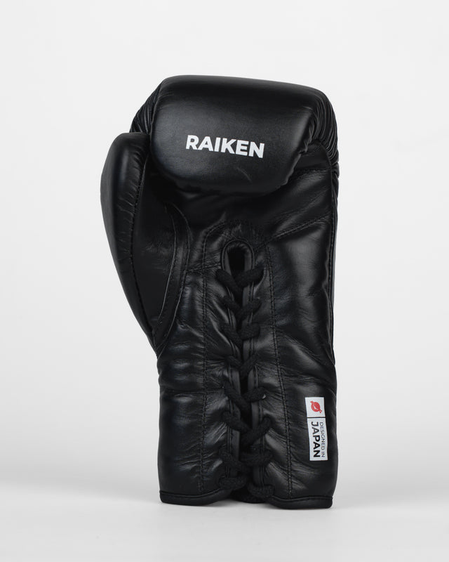 Guantoni da boxe Raiken KIBA con lacci – Nero