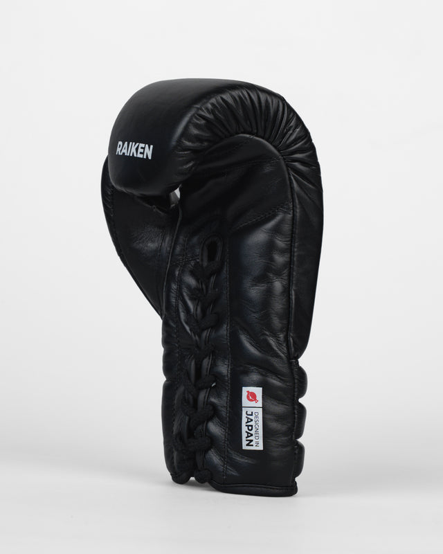 Guantoni da boxe Raiken KIBA con lacci – Nero