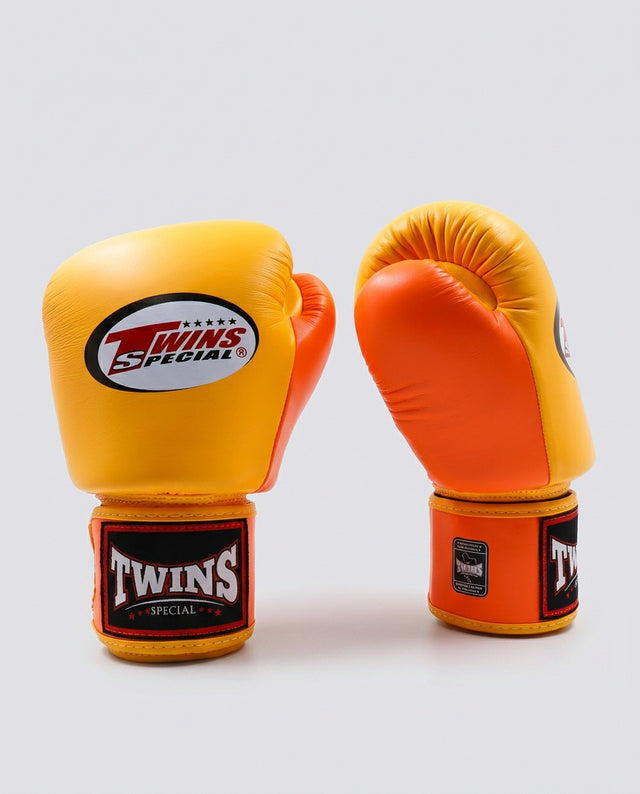 Gants de boxe Twins BGVL3 – Jaune/Orange