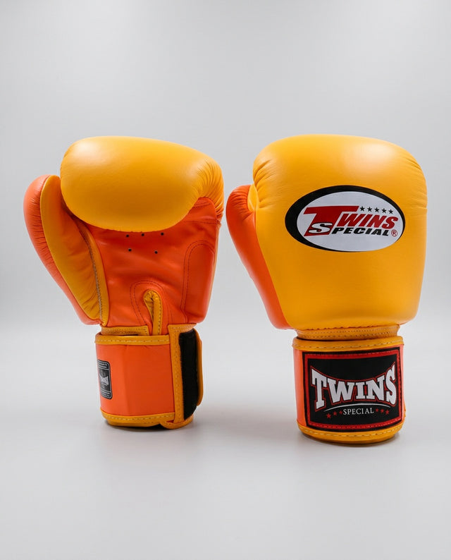 Gants de boxe Twins BGVL3 – Jaune/Orange