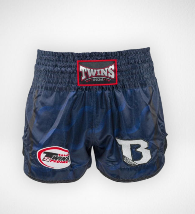 Shorts de Muay Thai Twins TBT5 – Bleu marine
