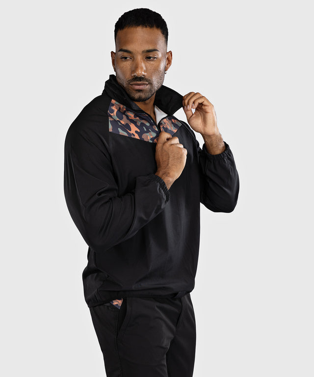 Giacca da allenamento Venum Jungle Ops – Nero/Kaki Camo