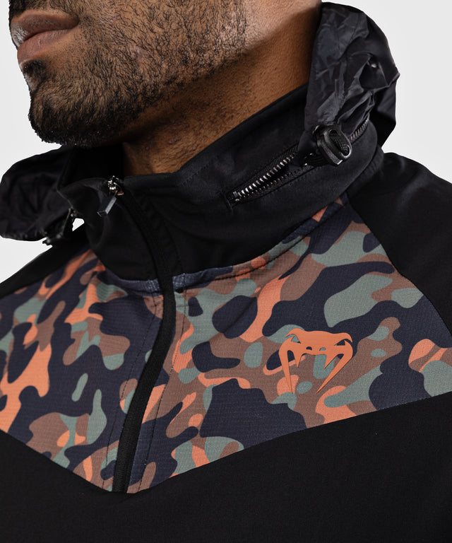 Giacca da allenamento Venum Jungle Ops – Nero/Kaki Camo