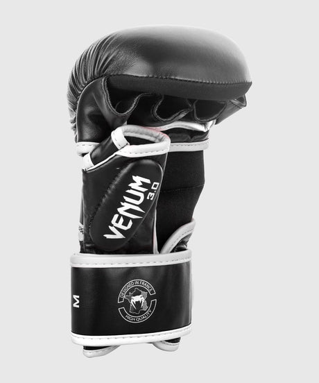 MMA rukavice Venum Challenger Sparring 3.0 – Černé/Bílé