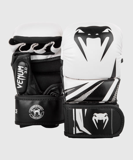MMA rukavice Venum Challenger Sparring 3.0 – Bílé/Černé