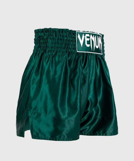Shorts de kickboxing Venum Classic – Vert forêt