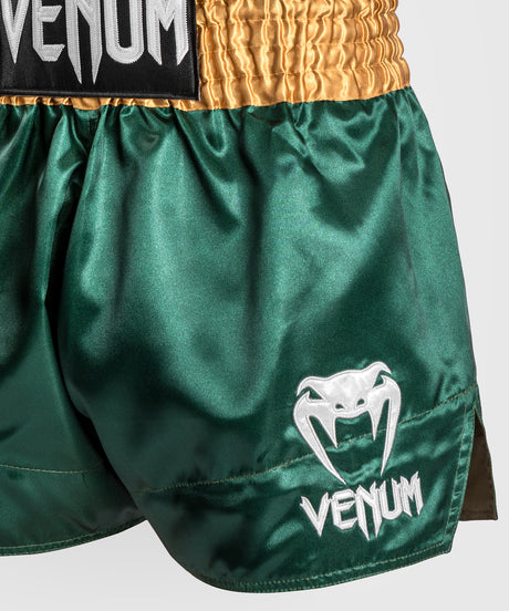Venum Kickboks Broekje Classic 2.0 - Groen/Goud/Wit