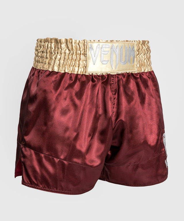 Venum Kickboks Broekje Classic 2.0 - Bordeaux Rood/Goud/Wit