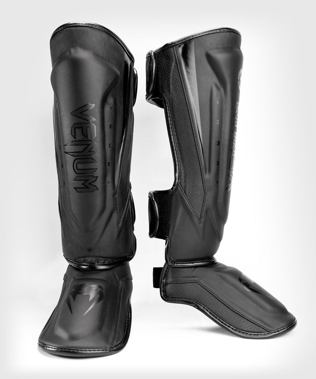 Chrániče holení Venum Elite Evo – Černé/Černé
