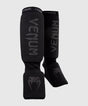 Venum Scheenbeschermers Kickboks Kontact - Zwart/Zwart