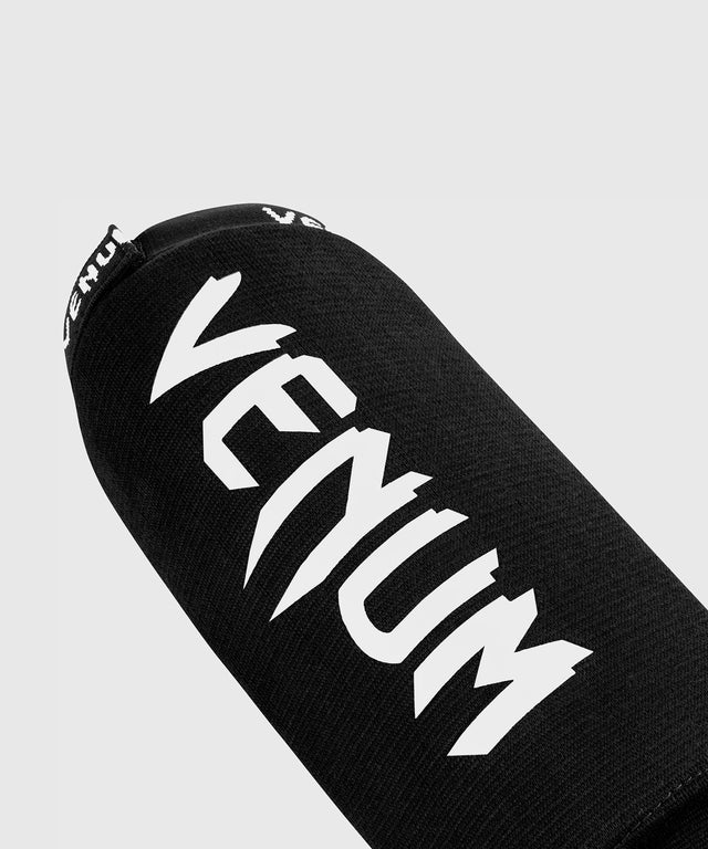 Protège-tibias Venum Kontact sans pied – Noir/Blanc