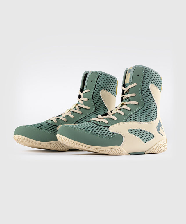Botas de boxe Venum Contender – Aqua Verde/Branco Gelo