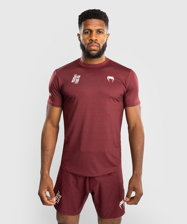 Venum x Ares Dry-Tech Trička – Bordeaux Červené