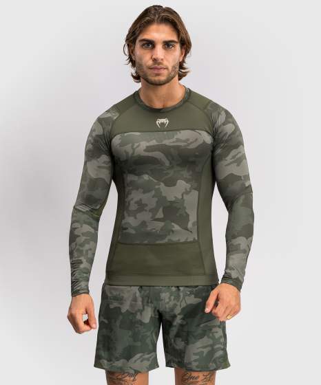 Rashguard Venum G-Fit Air a maniche lunghe – Army Camo